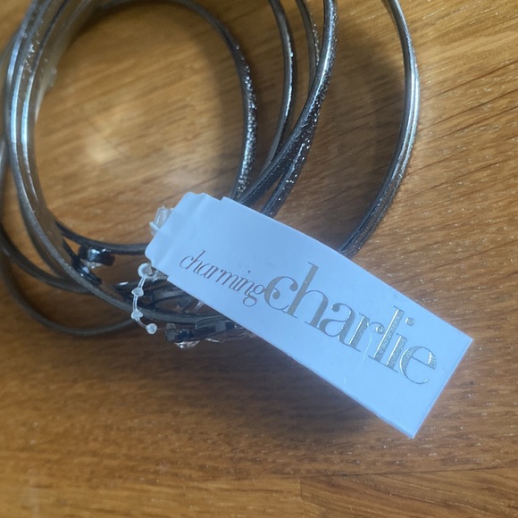 5 Piece Bangle Set Charming Charlie - Picture 3 of 3